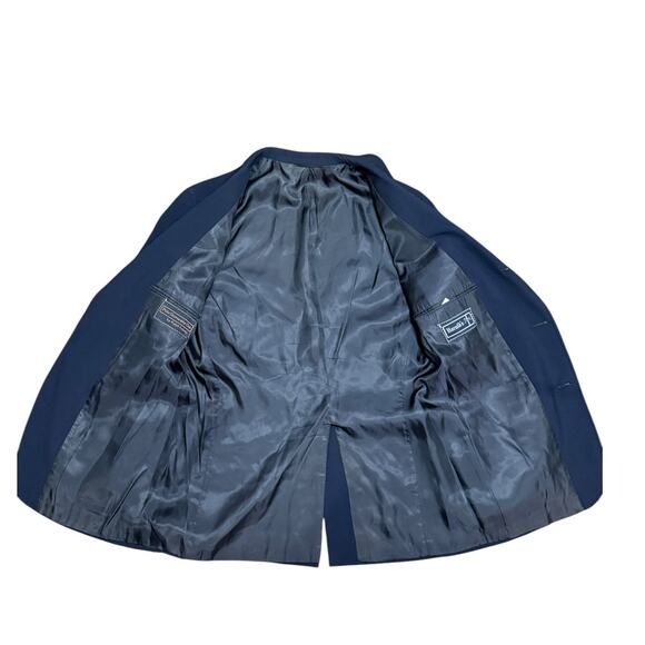 Polo University Club Ralph Lauren Blazer 42R Navy Gold Button Sport Coat‎ Jacket - Picture 3 of 13